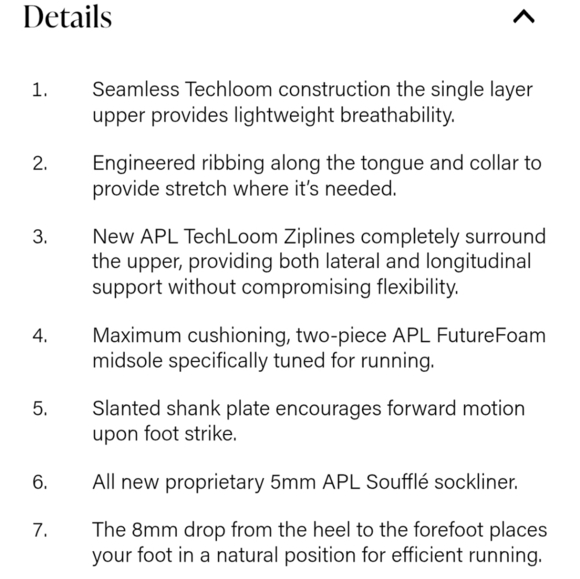 NIB! APL, Men's TechLoom Phantom, Almond/Champagne, Size 10, MSRP $206 - Picture 6 of 7